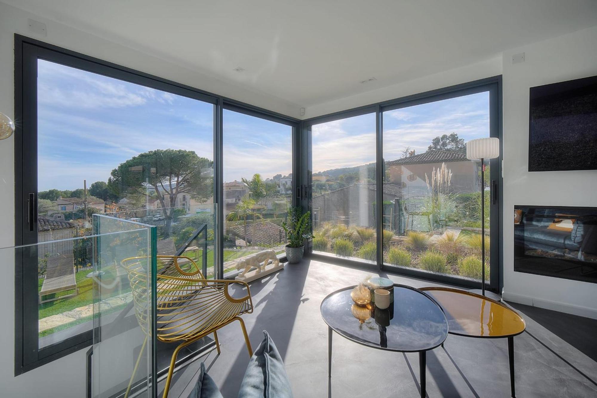Immogroom - Superbe Villa - Piscine - Vue Mer - Parking - Clim Vallauris Exterior photo