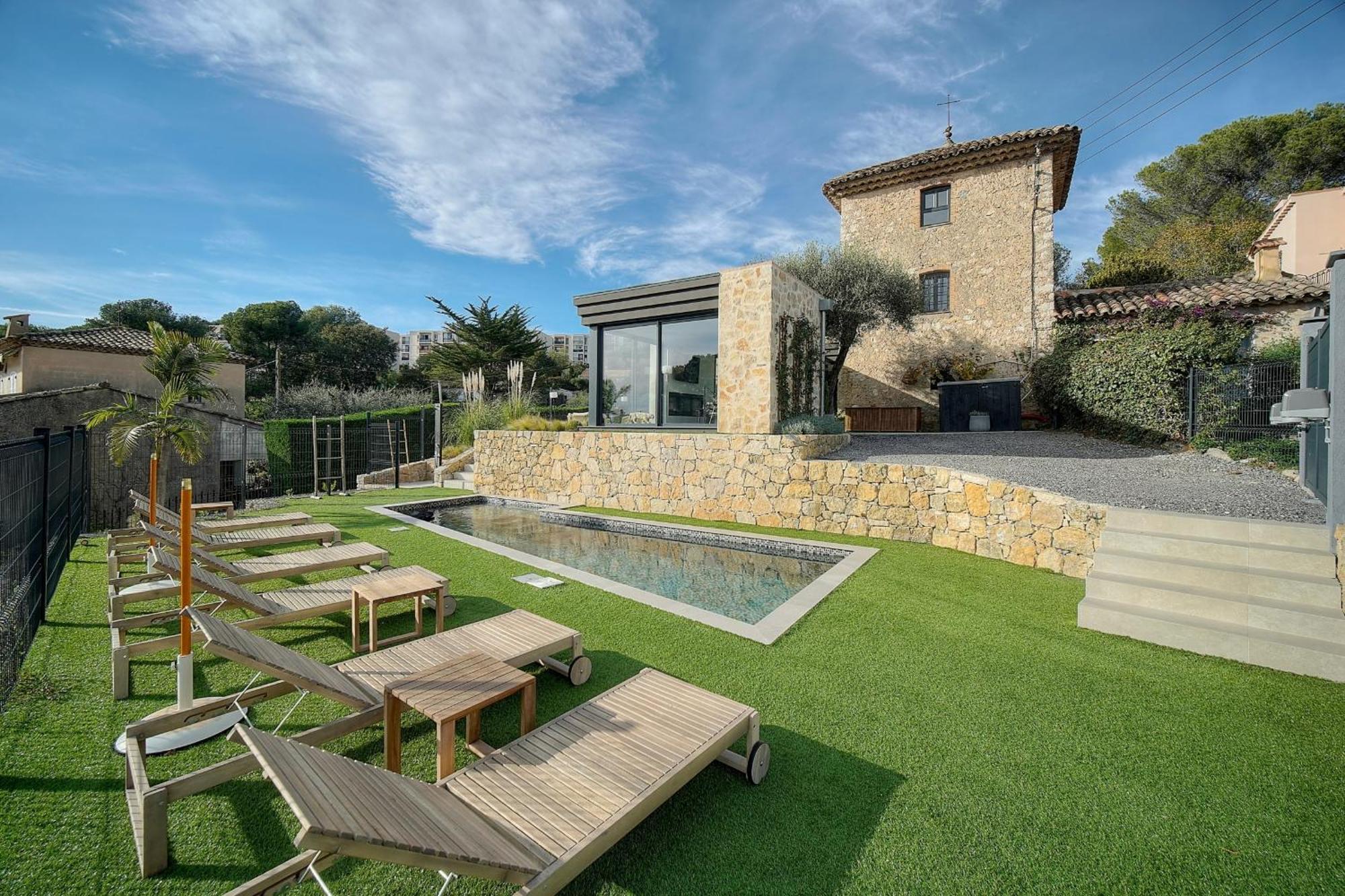 Immogroom - Superbe Villa - Piscine - Vue Mer - Parking - Clim Vallauris Exterior photo